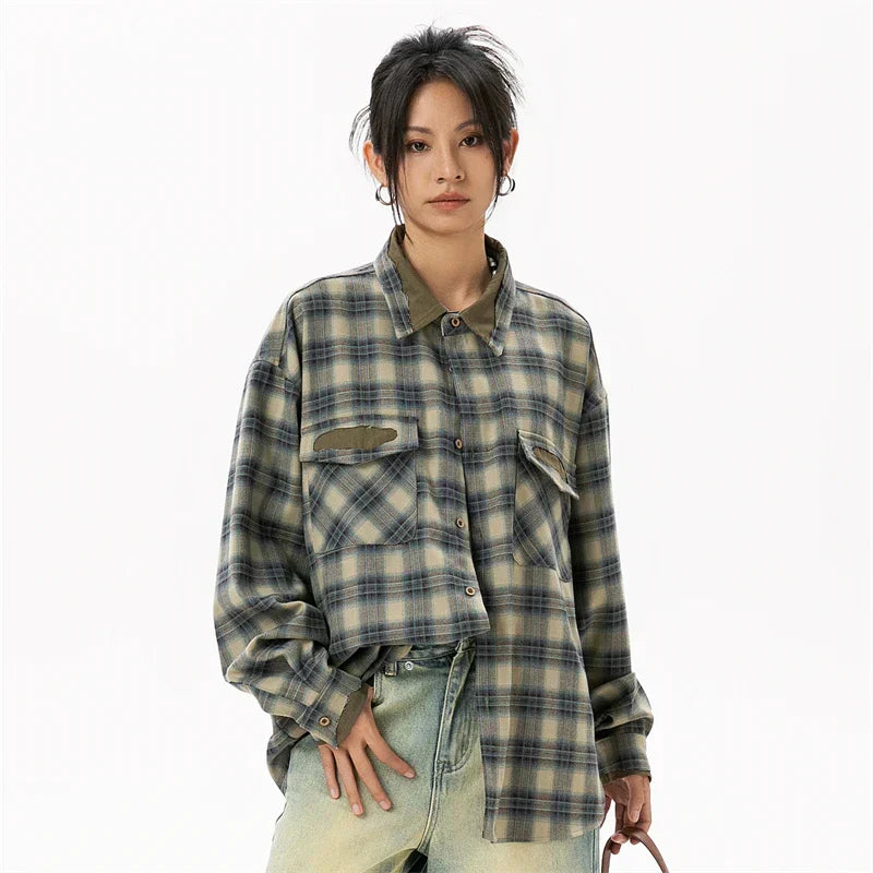 Plaid Print Women's Shirt