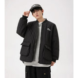 Pockets Vintage Cotton Windbreaker Jacket