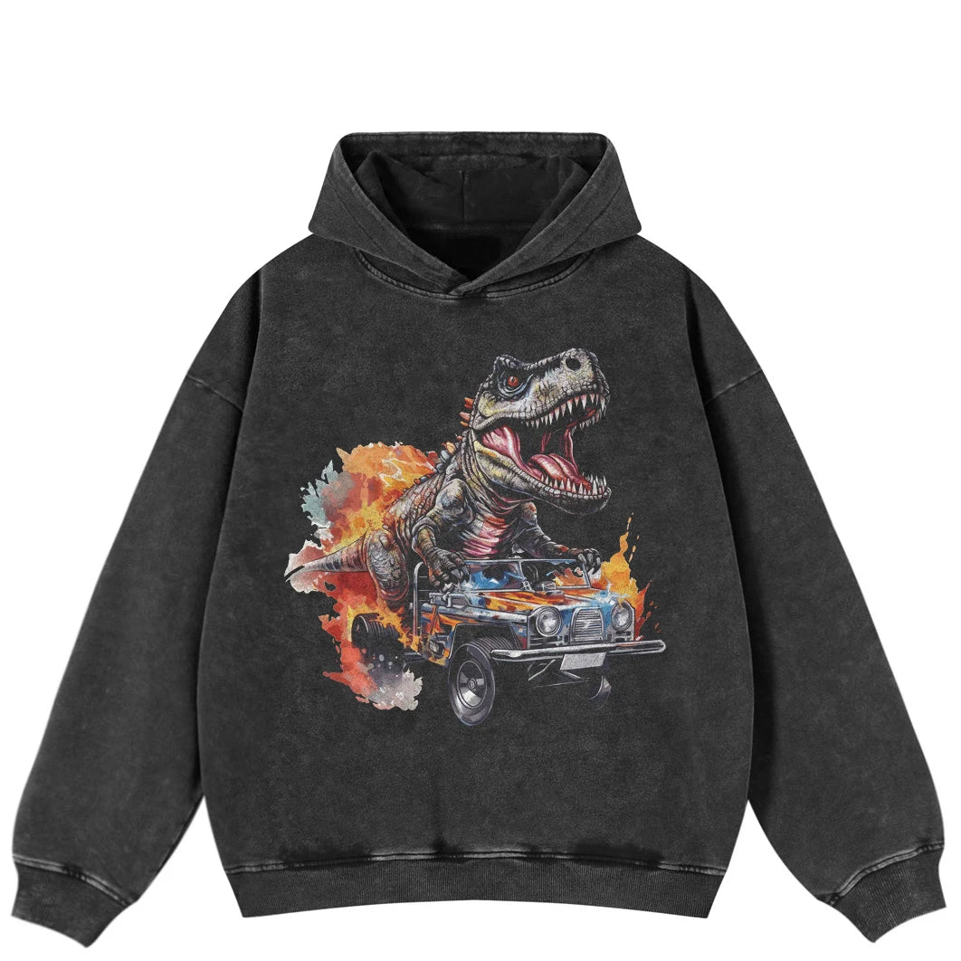 Funny Doberman Graphic Oversized Hoodie