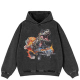 Funny Doberman Graphic Oversized Hoodie