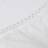 Coquette White Backless Top