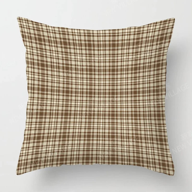 Simple Checkered Pillowcase