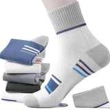 Cotton Striped Middle Height Socks