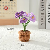 Crochet Handmade Knitted Tulip Flowers
