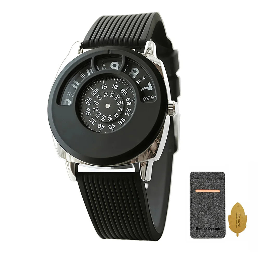 Interesting Design Unisex Quartz Watch