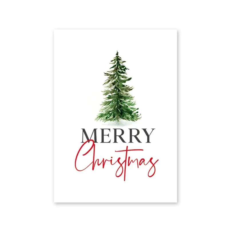 Merry Christmas Cartoon Santa Poster