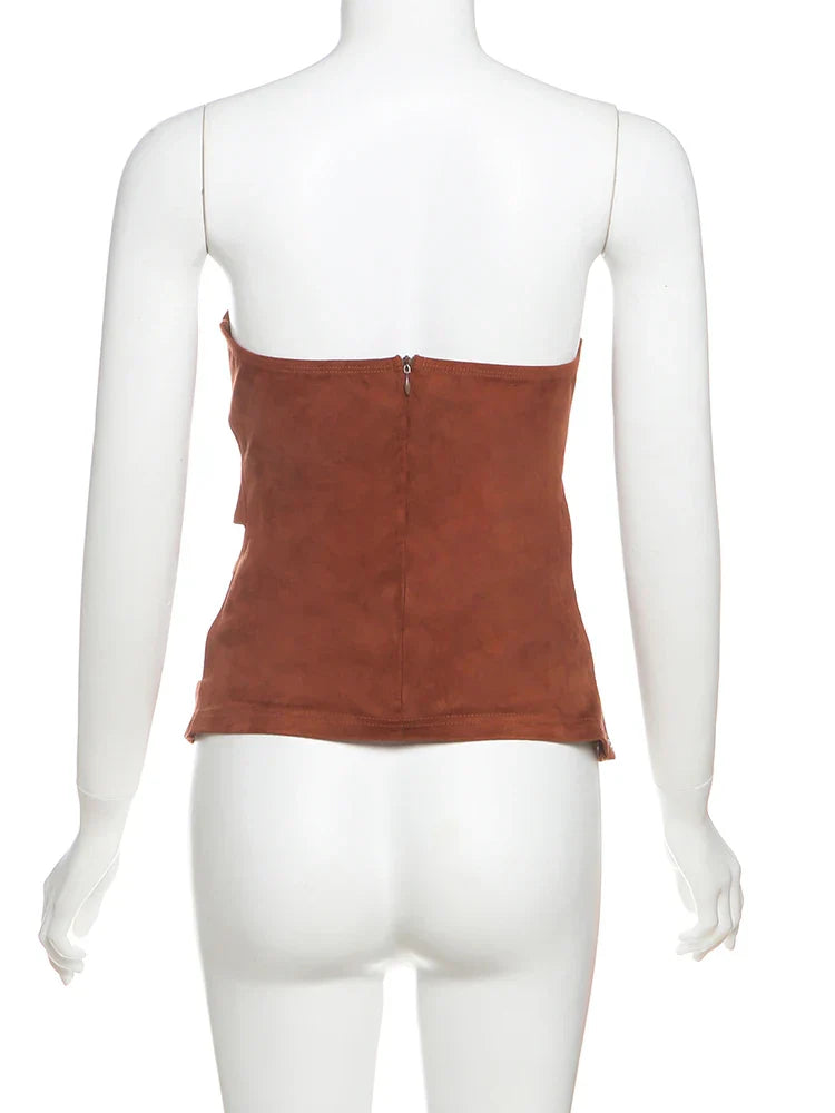 Cyperpunk Hollowed Out Crop Top