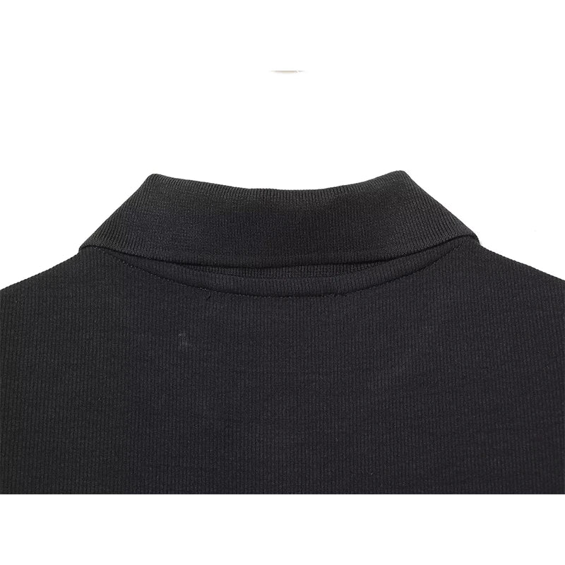 Elegant Black Long Tank Dress