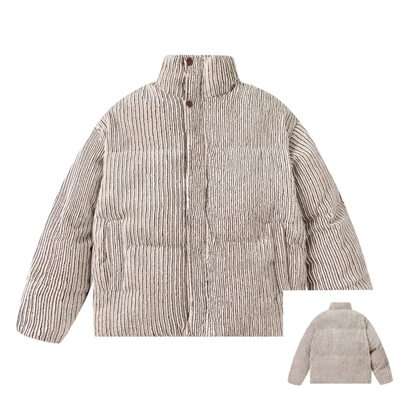 Bamboo Woolen Cotton Padded Puffer Jacket