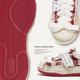 Retro Destroyer School Sneakers for Couples