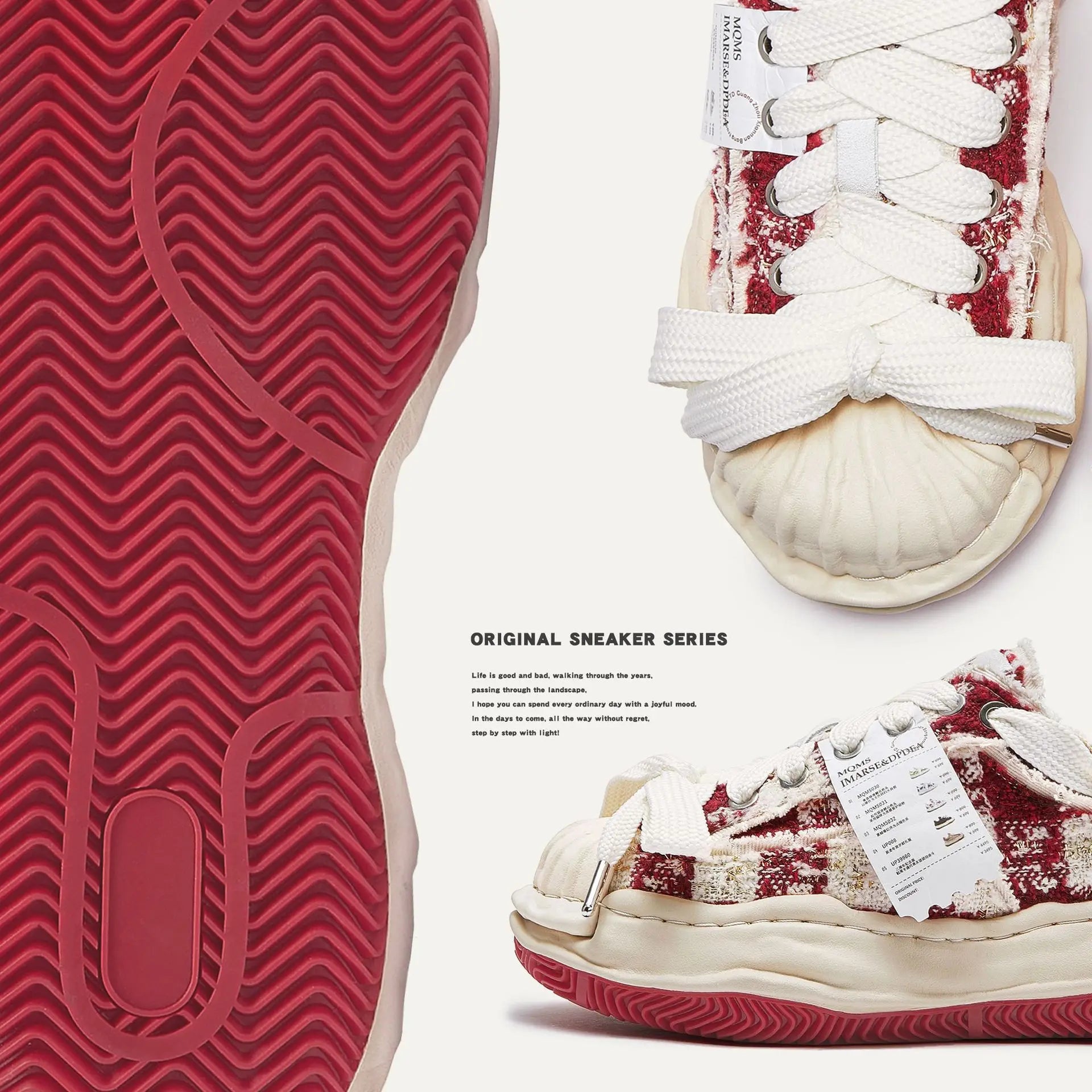 Retro Destroyer School Sneakers for Couples