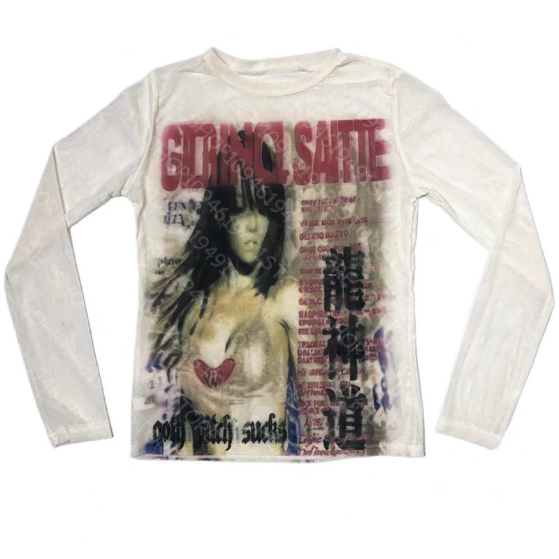 Punk Aesthetics Vintage Long Sleeve T-shirt