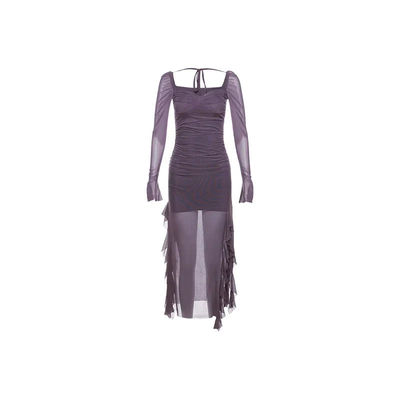 Dark Academia Queen Maxi dress