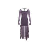 Dark Academia Queen Maxi dress