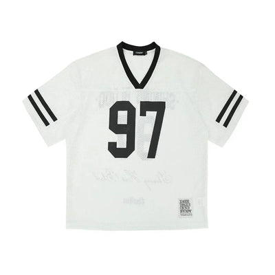 97 Breathable Retro Mesh  Sports  T-Shirt