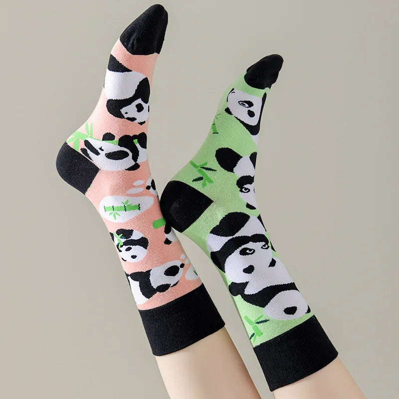 Cartoon Irregular Style Colorful Breathable Unisex Socks