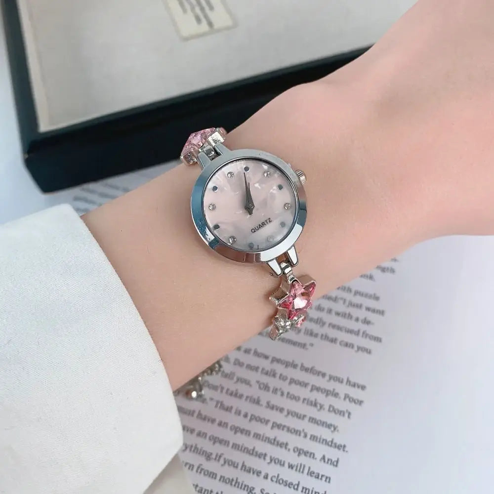Rhinestone Elegant Adjustable Bracelet Watch