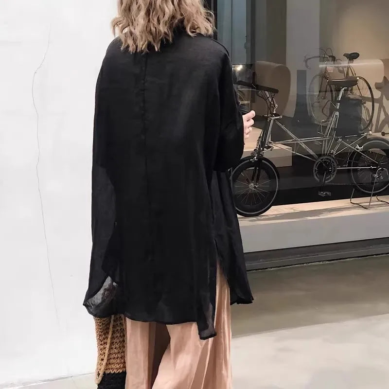 Old Money Loose Blouse Women Shirts