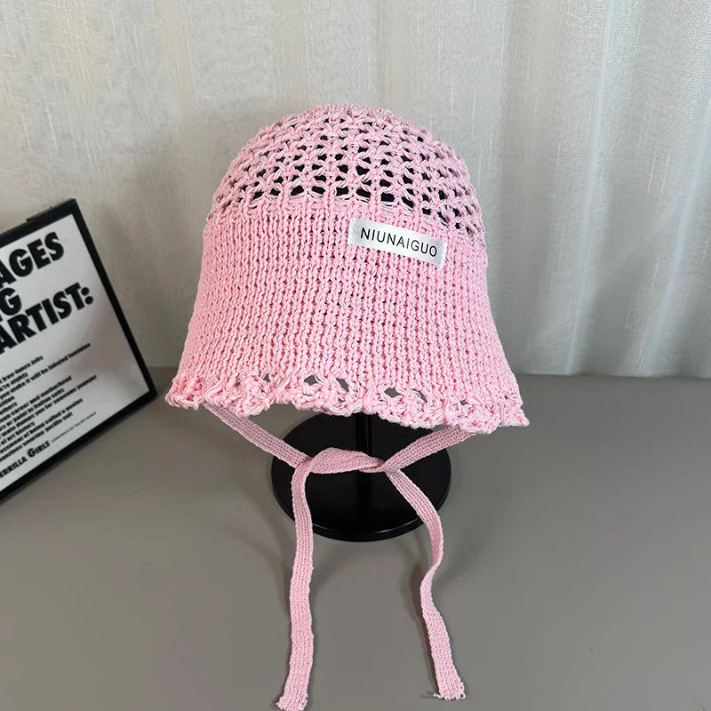 Knitted Letter Buet Hat
