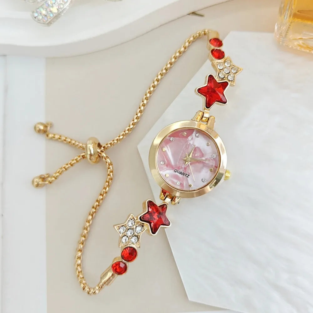 Elegant Rhinestone Bracelet Watch