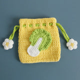 Kawaii Fruit Crochet Coin Wallet Mini Handwoven Bag