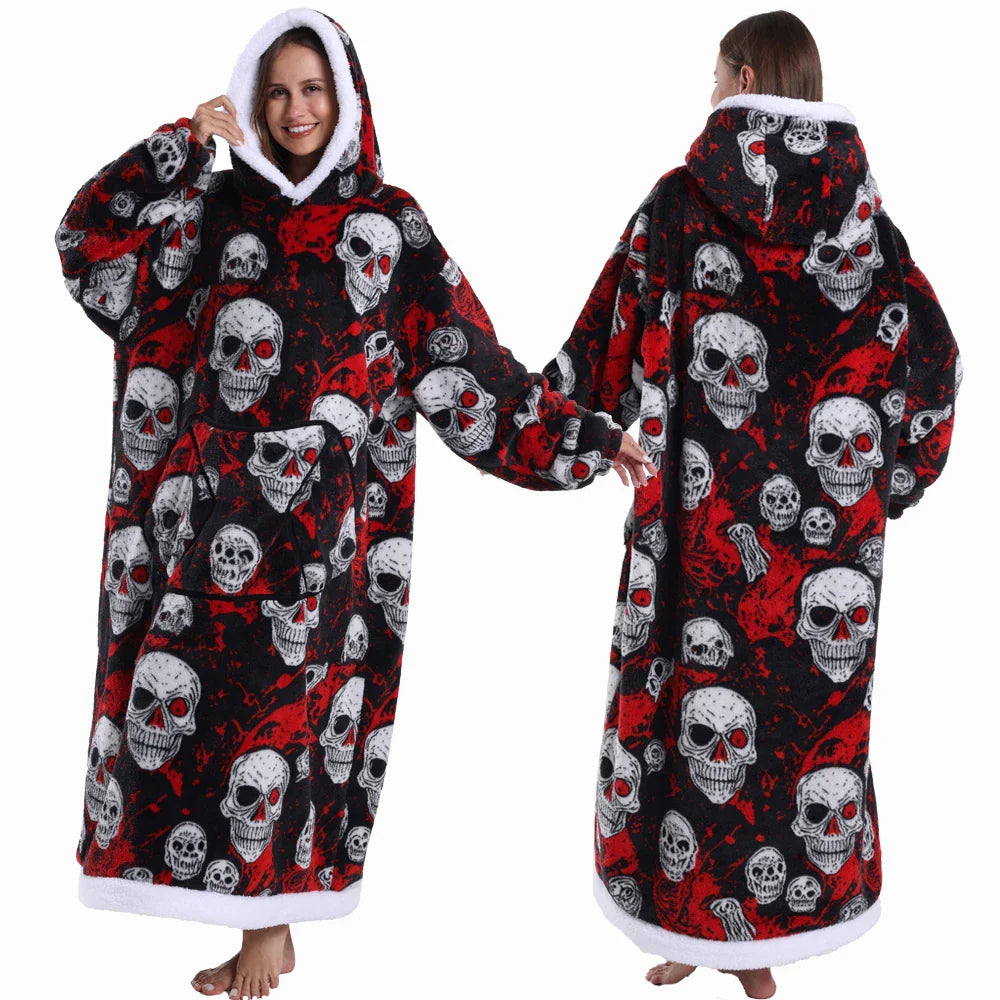 Cartoon Tragbare Homewear Pyjama-Decke