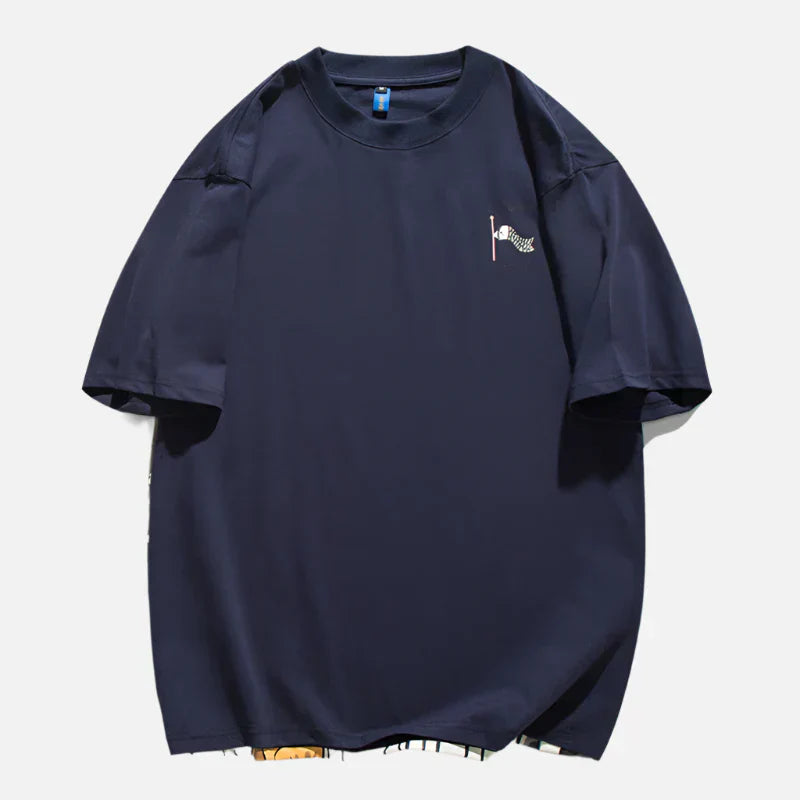 Graffiti Cat Graphic Short Sleeve Premuim T-Shirt
