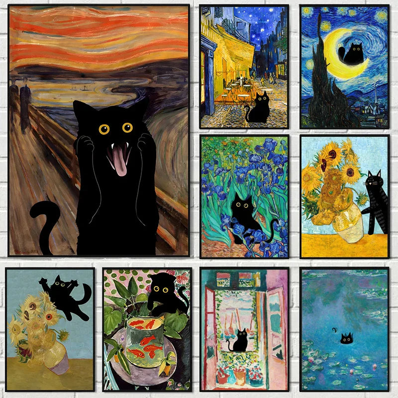 Sunflowers Painting Posters