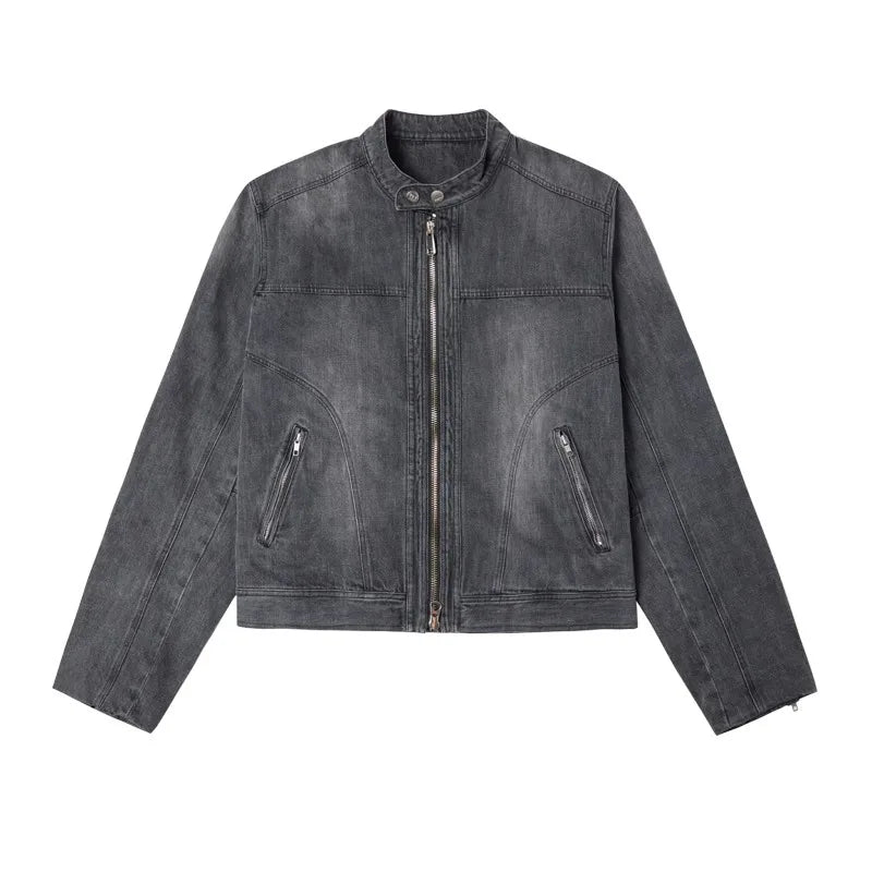 Y2K Washed Zip Jacket