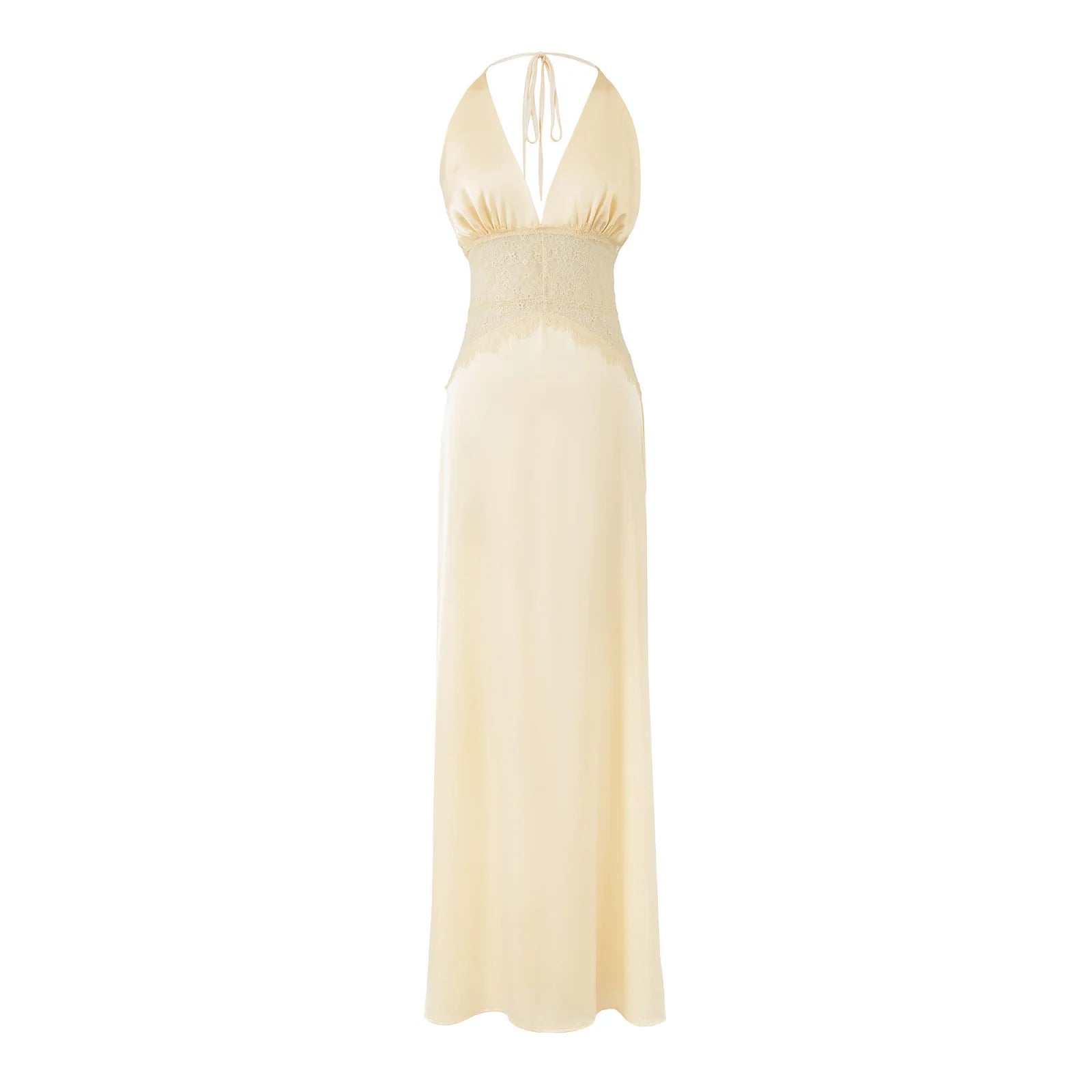 Backless Halter Evening Party Long Dresses