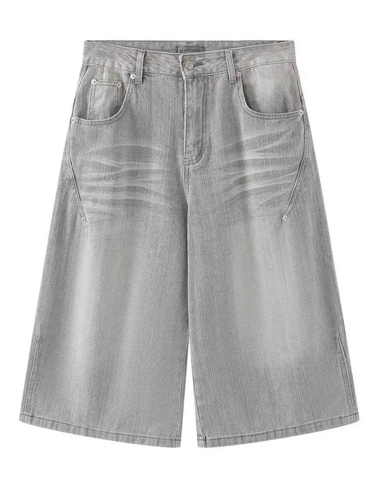 Y2K Ultra-Wide Denim Jorts