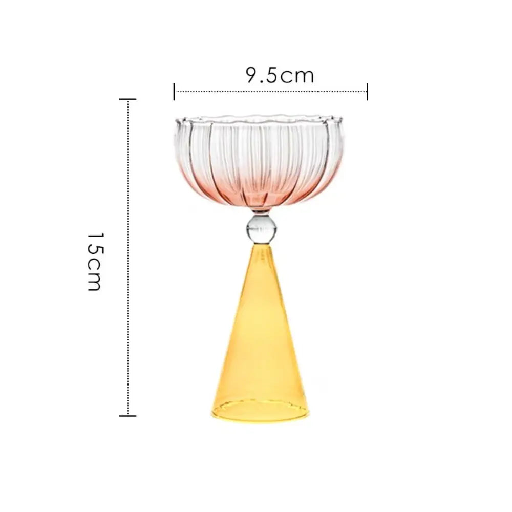 Colorful Cocktail Glass