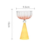 Colorful Cocktail Glass