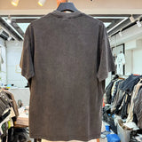 Vintage Washed Black Rock Singer Print T-Shirt
