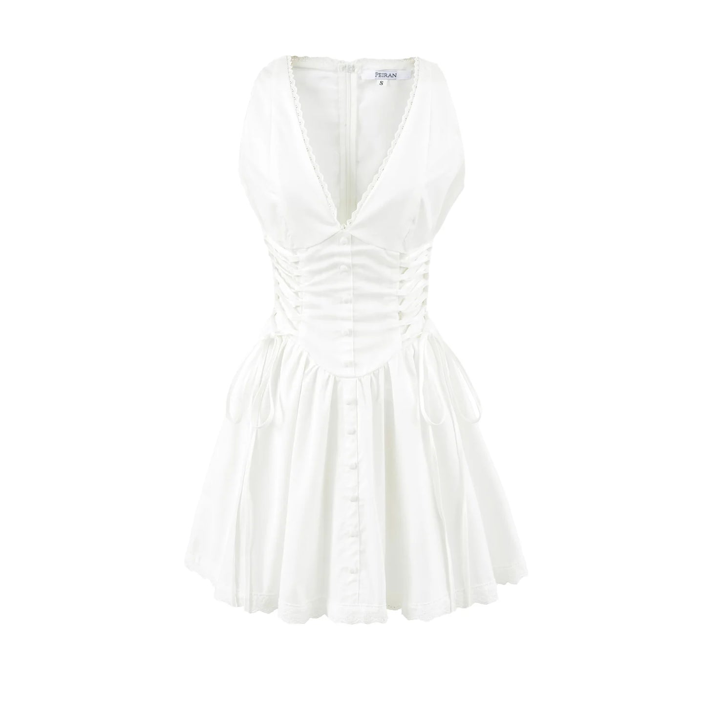 Women's V Neck Sleeveless Mini Dress