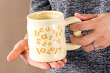 Taza de cerámica estética