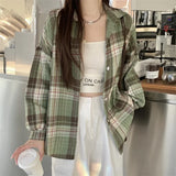 Stylish Black Plaid Flannel Jacket T-Shirt