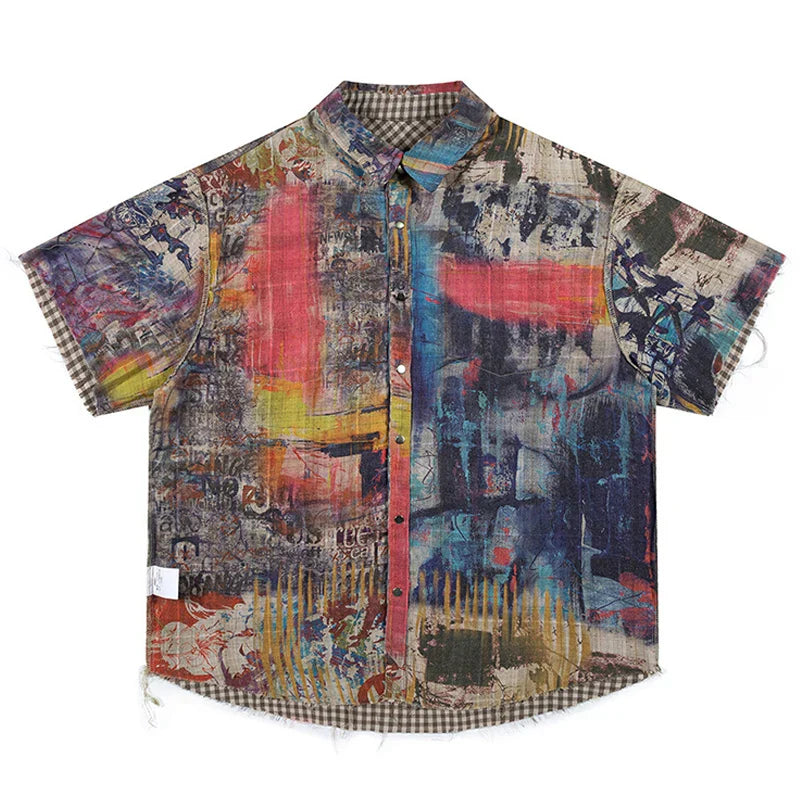Plaid Summer Short Sleeve Shirt