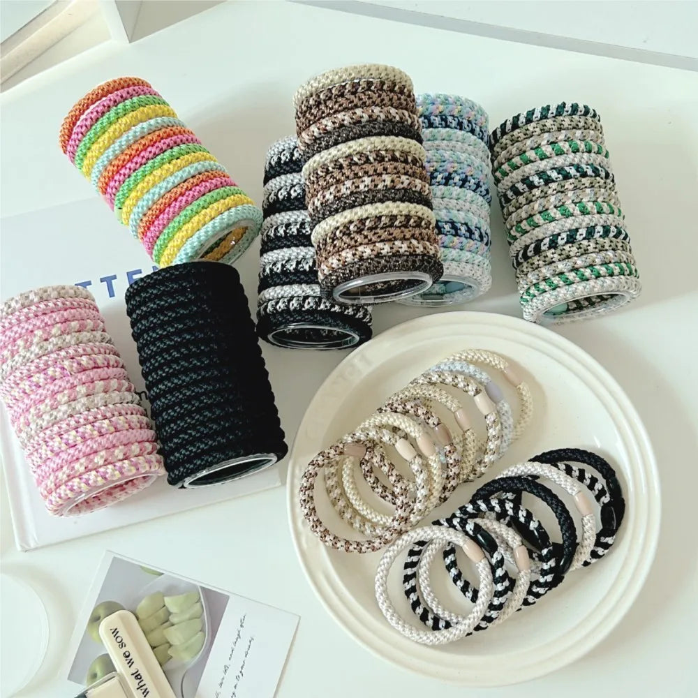 15 Pieces Strapped Ponytail Holder