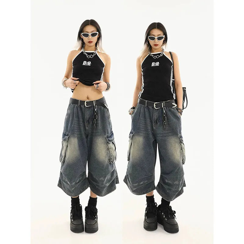 Y2K Women's Cargo Jorts