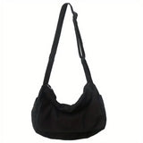 Y2K Large Canvas Messenger Bag