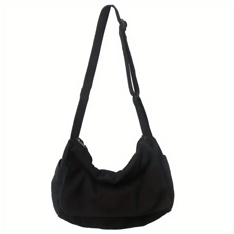 Y2K Large Canvas Messenger Bag