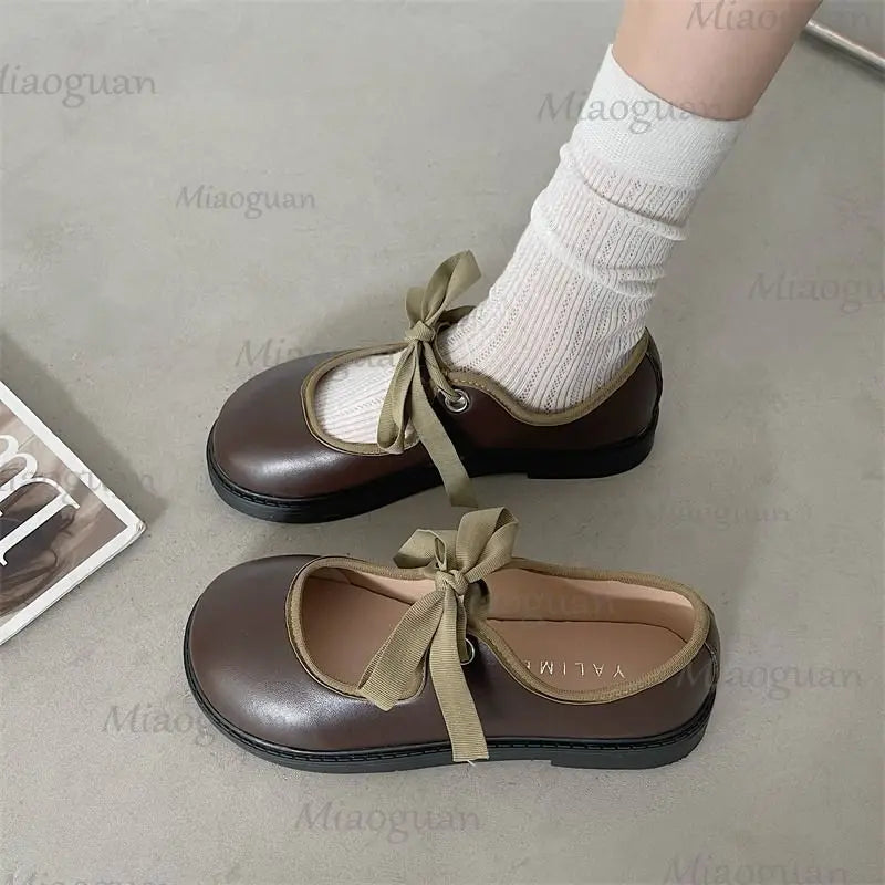 Coquette Mary Bow Knot Shoes