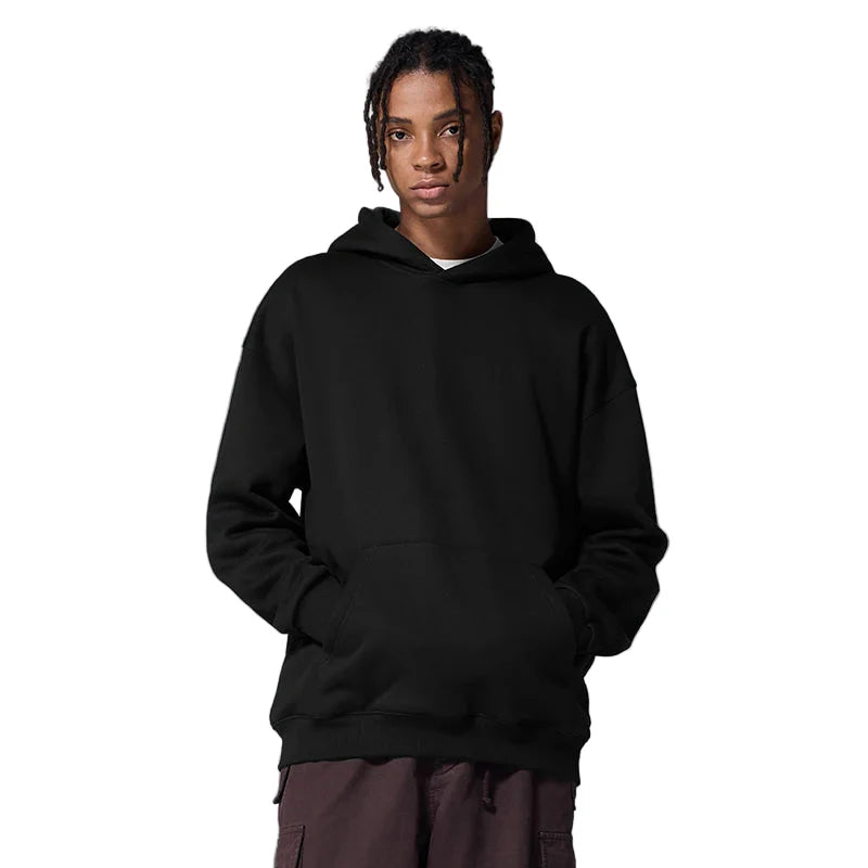 Basic Premium Minimalist Fleece Velvet Hoodie