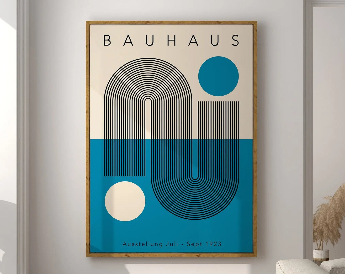 Modernist Geometric Canvas Poster