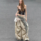 Y2K Wide Leg Retro Cargo Pants