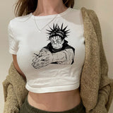 Y2K Vintage 90s Kawai Crop Top