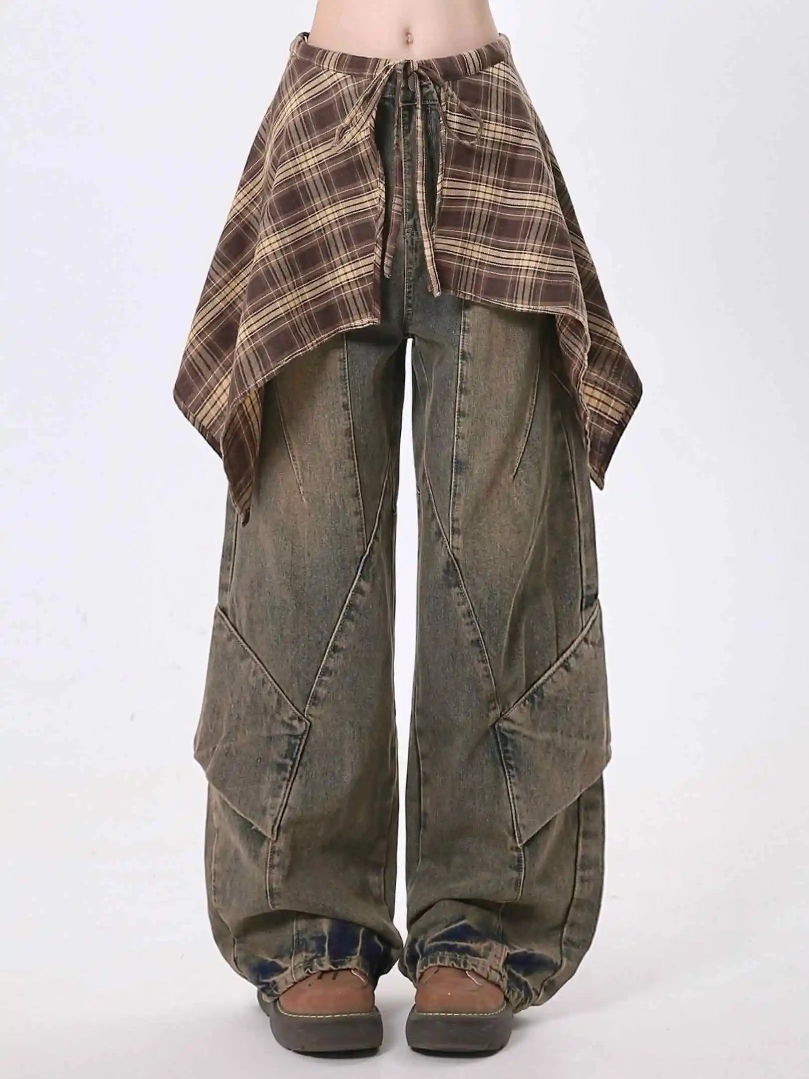 Blue Y2K Vintage Baggy Jeans