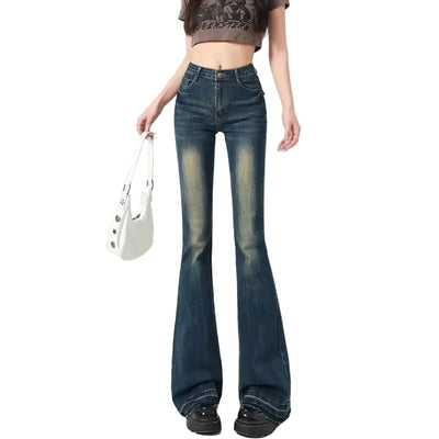 Vintage High Waist Schlagjeans