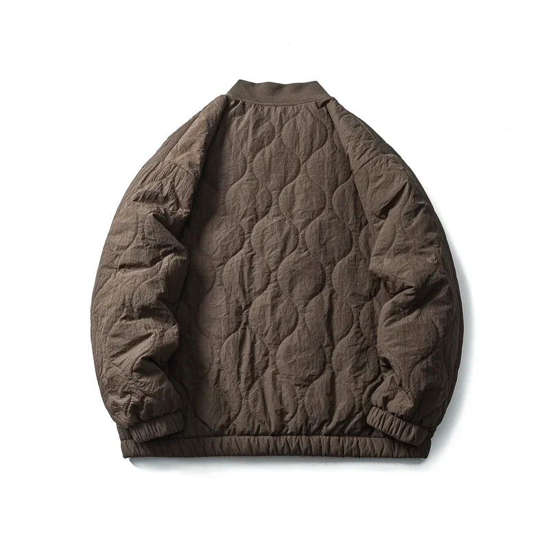 Wasserdichte leichte braune Pufferjacke